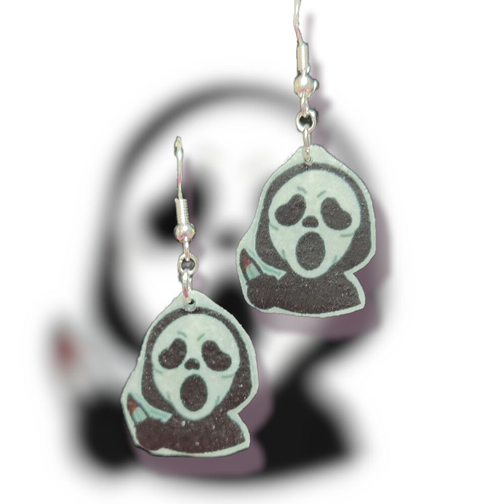 Scream Scary Movie Earrings